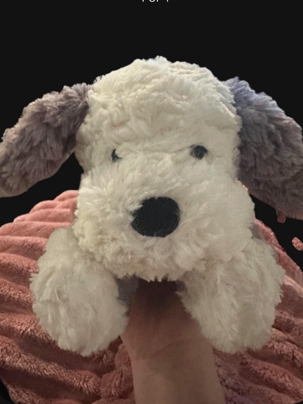 Jellycat Tumblie Sheep Dog - Cream with Gray Ears